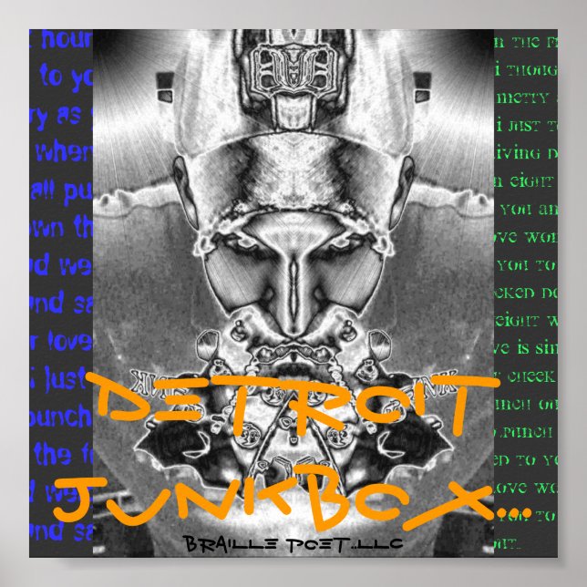 auf der Autobahn 07. Poster (Vorne)