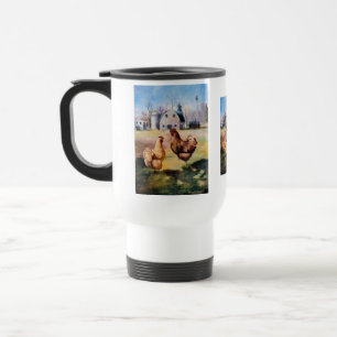Auf der Bauernhof-Reise-Tasse Reisebecher