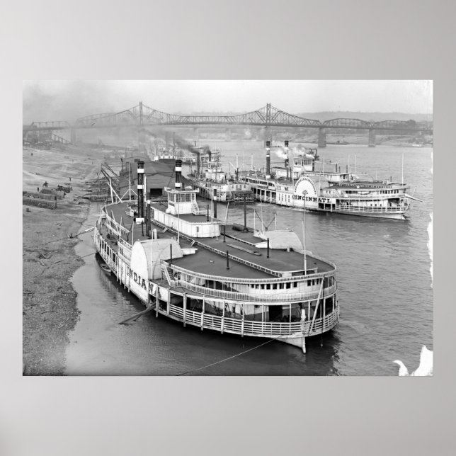 Auf der Cincinnati-Ebene 1905 Poster (Vorne)