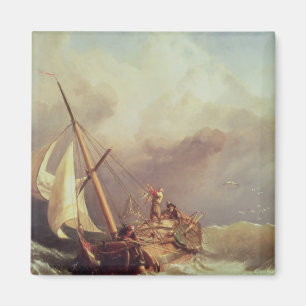 Auf der Dogger Bank 1846 Magnet