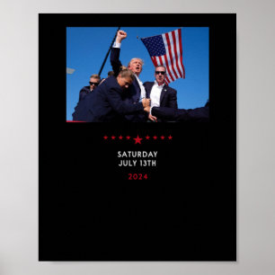 Auf der Donald Trump-Kundgebung in Pennsylvania Poster