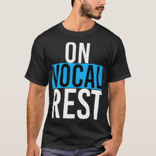 Auf der Erholung Sängerin Sängerin Gesangsmusikkap T-Shirt