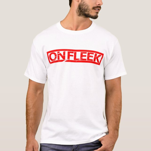 Auf der Fleek-Briefmarke T-Shirt (Vorderseite)