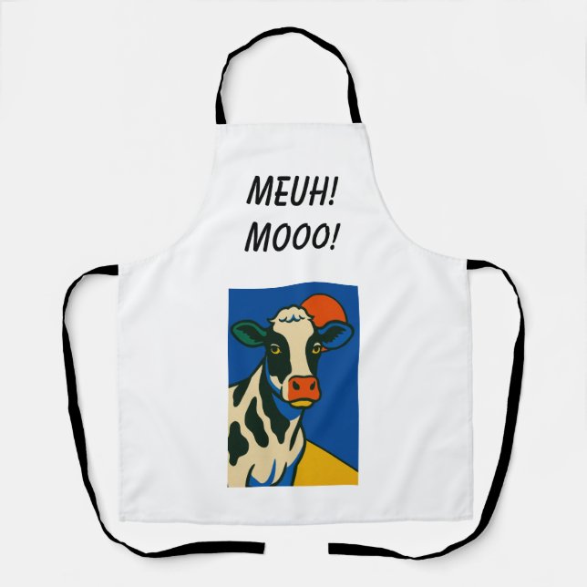 Auf der gesamten Oberfläche bedruckte Schürze (Vorderseite)