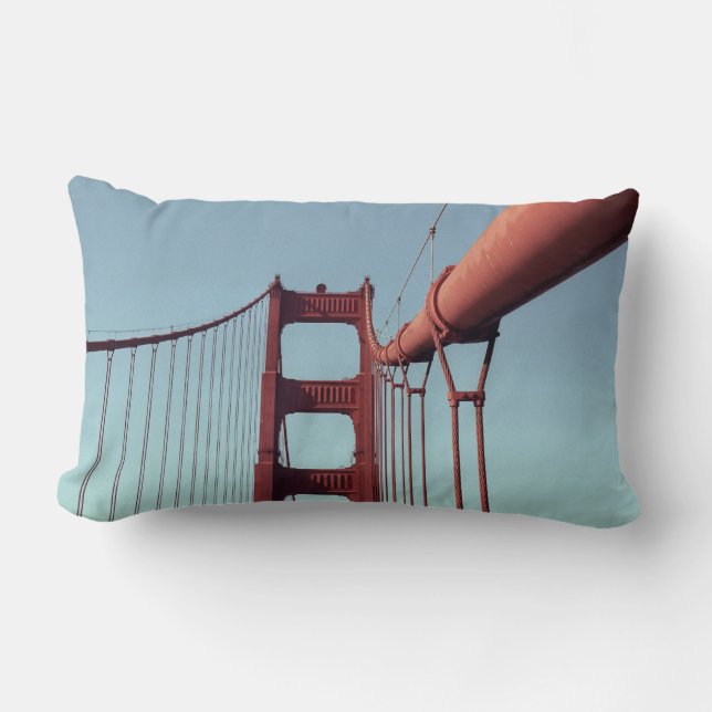 Auf der Golden Gate Bridge Lendenkissen (Vorderseite)