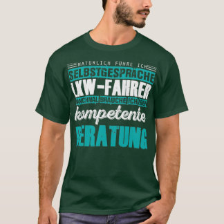 auf der Grundlage des Themas der LKW-Fahrer ist ei T-Shirt