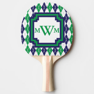 Auf der grünen Raute Ping Pong Paddle Tischtennis Schläger