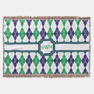 Auf der grünen Raute werfen Blanket Decke