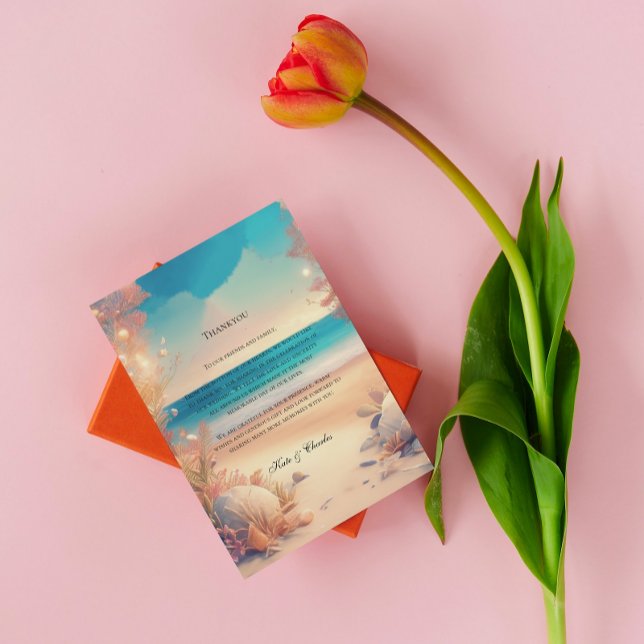 Auf der Hochzeit am Strand dank Karte (Von Creator hochgeladen)