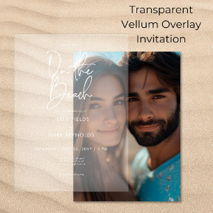 Auf der Hochzeit des Beach Vellum Overlay