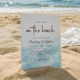Auf der Hochzeit des Strandbades Einladung