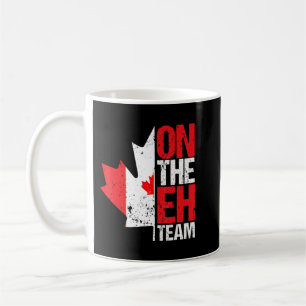 Auf der kanadischen Ahornflagge des Eh-Teams Kaffeetasse