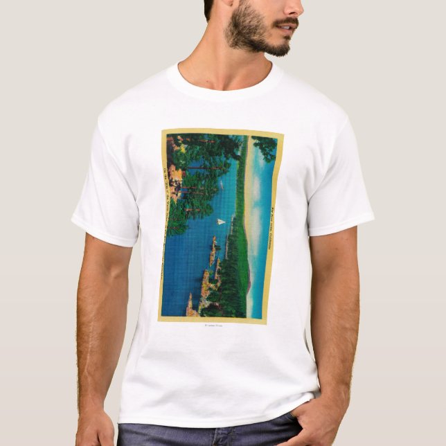 Auf der Kante des Welt-Antriebs in San Bernardino T-Shirt (Vorderseite)