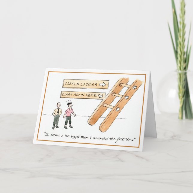 Auf der Karriereleiter Karte (Vorderseite)