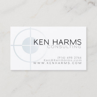 Auf der Kennzeichenkarte Visitenkarte