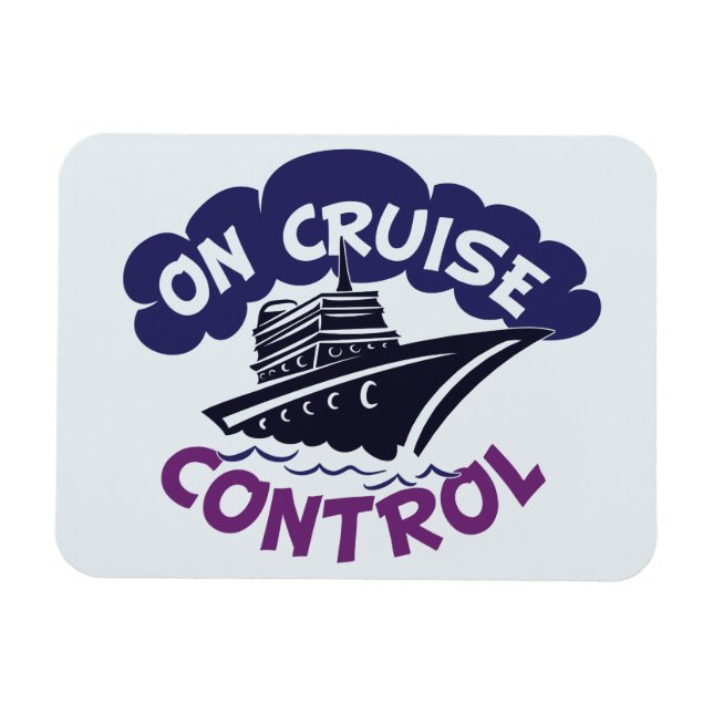 Auf der Kontrolle Die sonnige Stateroom Türhütte Magnet (Horizontal)