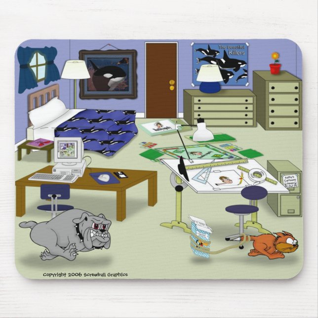 Auf der laufenden Mousepad (Vorne)