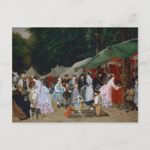 Auf der Messe 1877 Postkarte