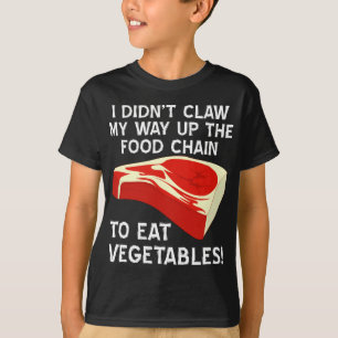 Auf der Nahrungskette schwarz T-Shirt