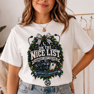 Auf der netten Liste – Ausgabe für die Nachtschich Tri-Blend Shirt