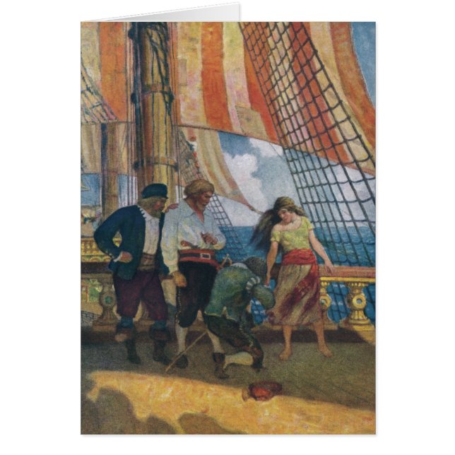 Auf der Plattform von einem Galleon unter einem (Vorne)