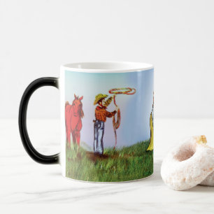 Auf der Ranch Verwandlungstasse