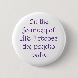 Auf der Reise des Lebens wähle ich den psychische Button