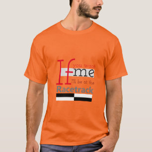 Auf der Rennstrecke personalize T-Shirt