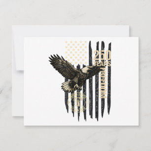 Auf der Rückseite Adler und Flagge 250 Jahre 1776- Feiertagskarte