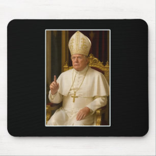 (auf der Rückseite) Der lustige Präsident Trump Wi Mousepad