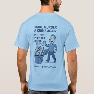 Auf der Rückseite ein Bild von Murden zu Kriminell T-Shirt
