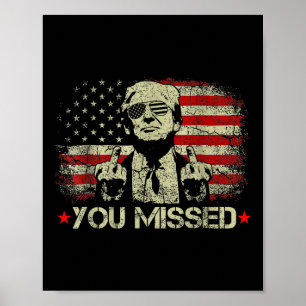 (auf der Rückseite) Sie haben Trump 2024 US-amerik Poster