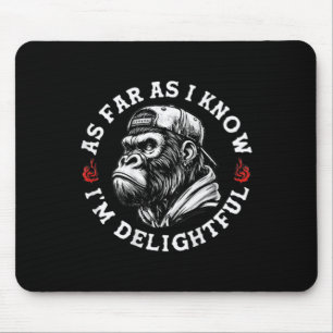 (auf der Rückseite) Soweit ich weiß, ich bin ein s Mousepad