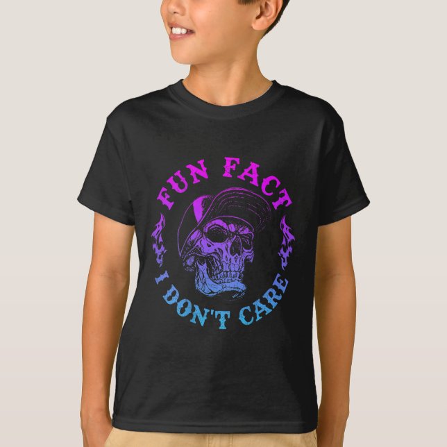 (auf der Rückseite) Spaß Tatsache, dass ich keine  T-Shirt (Vorderseite)