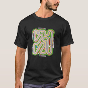 Auf der Rückseite spielen Autos auf dem Vater auf  T-Shirt