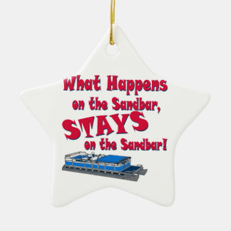 Auf der Sandbar Keramikornament