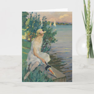 Auf der Seemauer   Edward Cucuel Karte