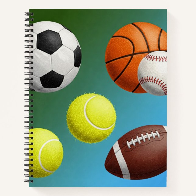 Auf der Sportwelle von Natasha Us Notizbuch (Vorderseite)