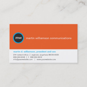 Auf der "Spot Business Card" Visitenkarte