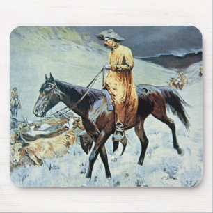 Auf der Spur (Öl auf Leinwand) Mousepad