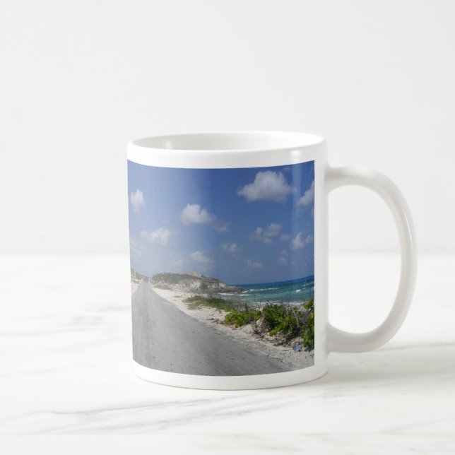 Auf der Straße - Cozumel, Mexiko Kaffeetasse (Rechts)