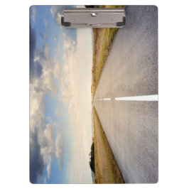 Auf der Straße Klemmbrett