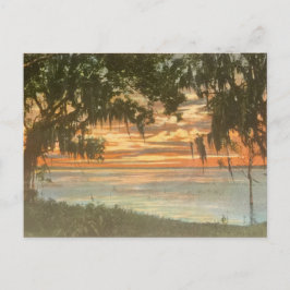 Auf der Straße mit Lovecraft Holiday Postcard Feiertagspostkarte