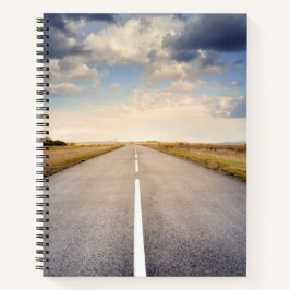 Auf der Straße Notizbuch