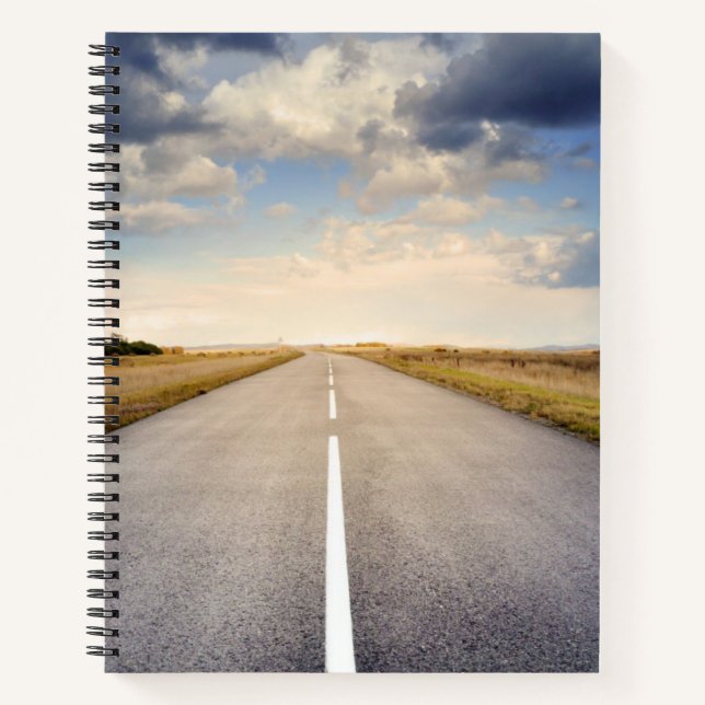 Auf der Straße Notizbuch (Vorderseite)