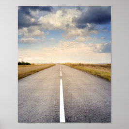 Auf der Straße Poster