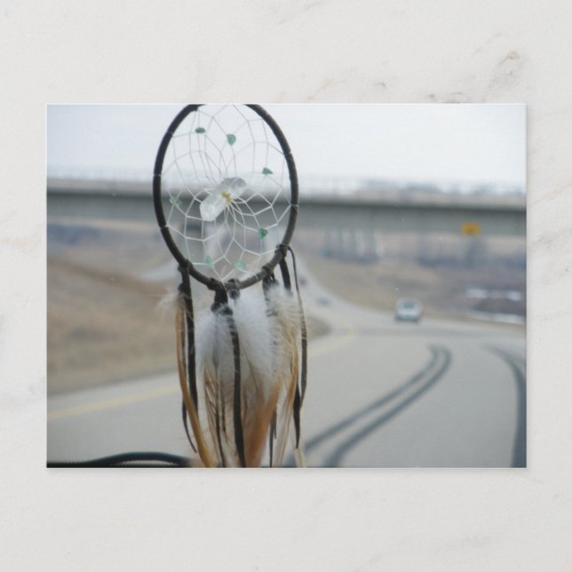 Auf der Straße Postkarte (Vorderseite)