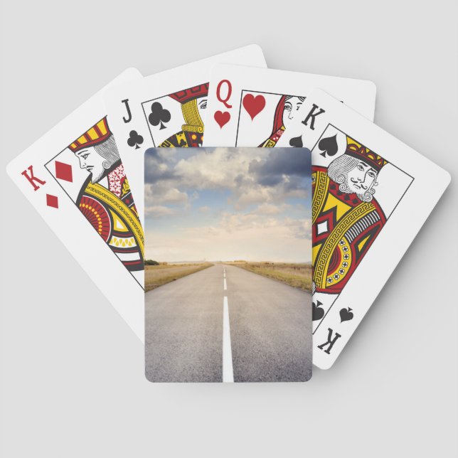 Auf der Straße Spielkarten (Rückseite)