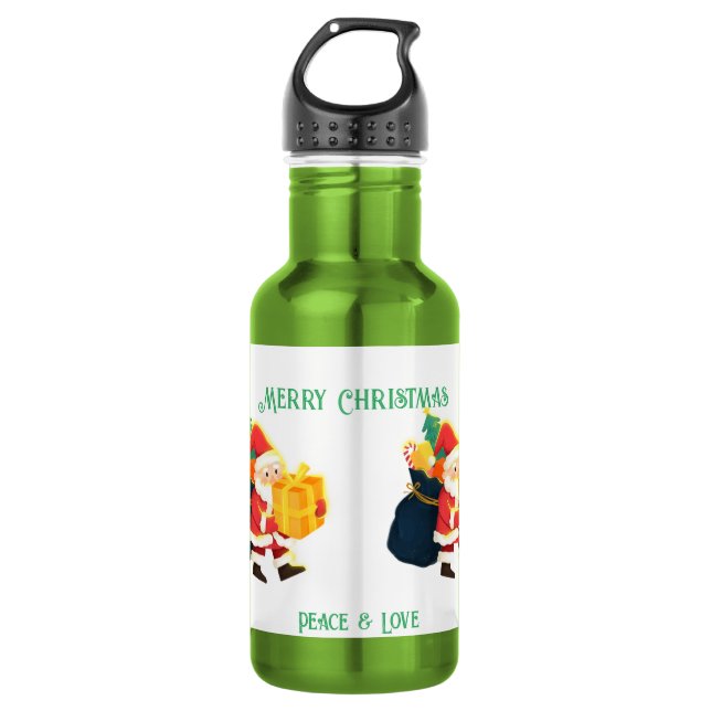 Auf der Suche nach dem idealen Weihnachtsgeschenk  Edelstahlflasche (Vorderseite)