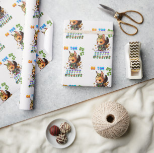 Auf der Suche nach einem Osterkrieger Geschenkpapier